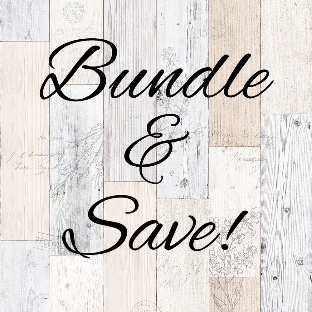 Bundle 2, Receive 5% off!!